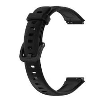 Silicon Strap For Huawei Band 7 - Black (Freesize)