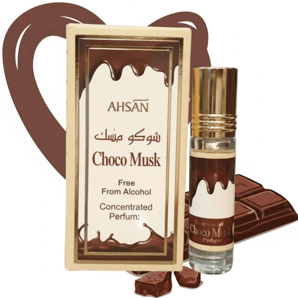 Choco Musk Attar Perfume 8ml Chocolate Musk Fragrance - Brown