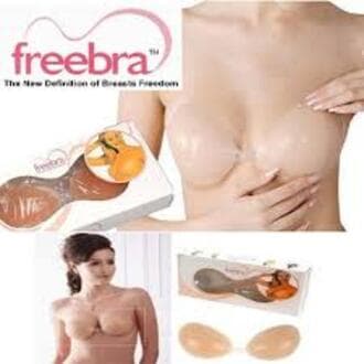 Strapless Push Up Silicone Covers Invisible Cups A B C D Sizes - Multicolor