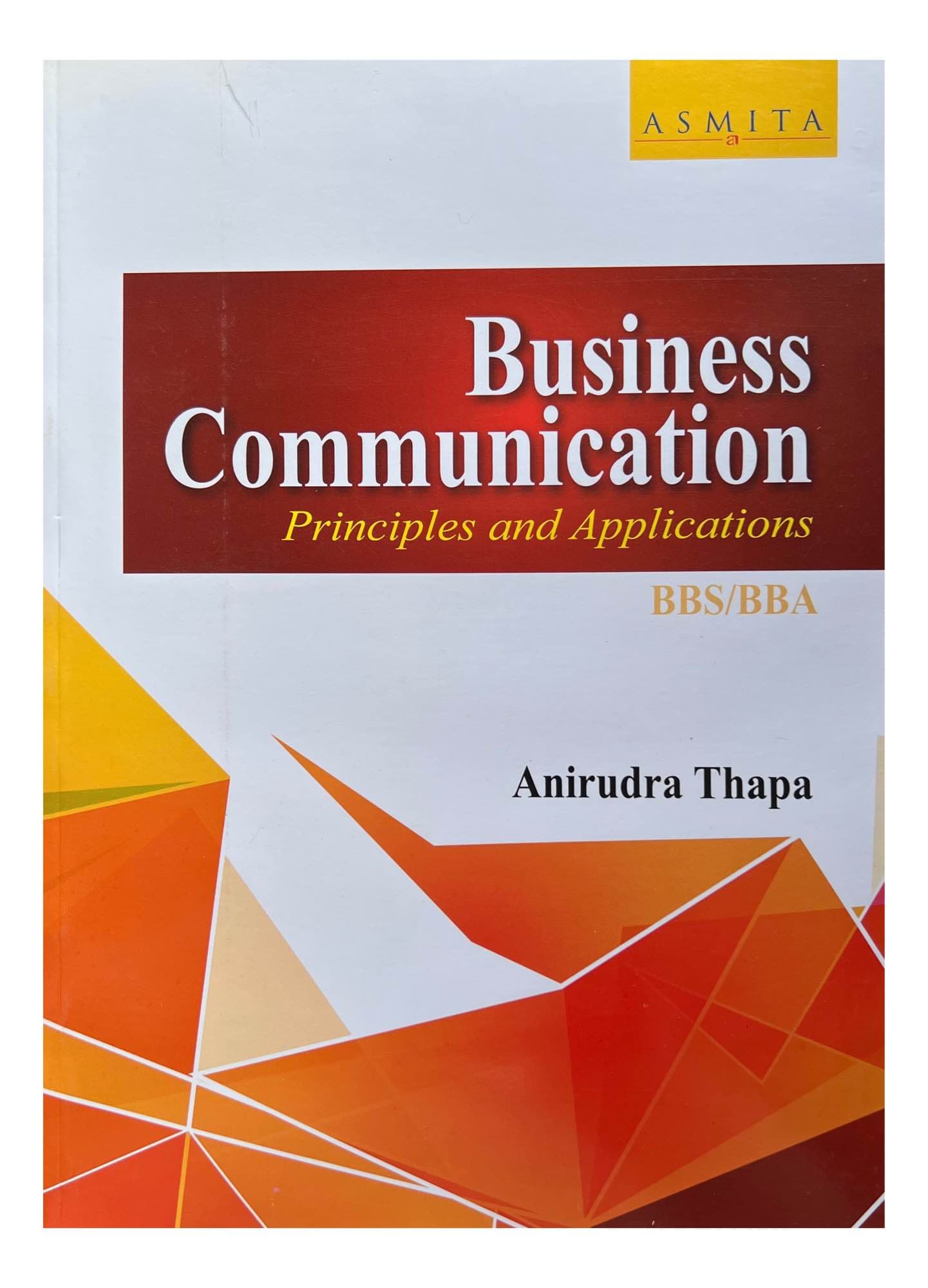 Asmita Business Communication BBS 2nd Year Book
