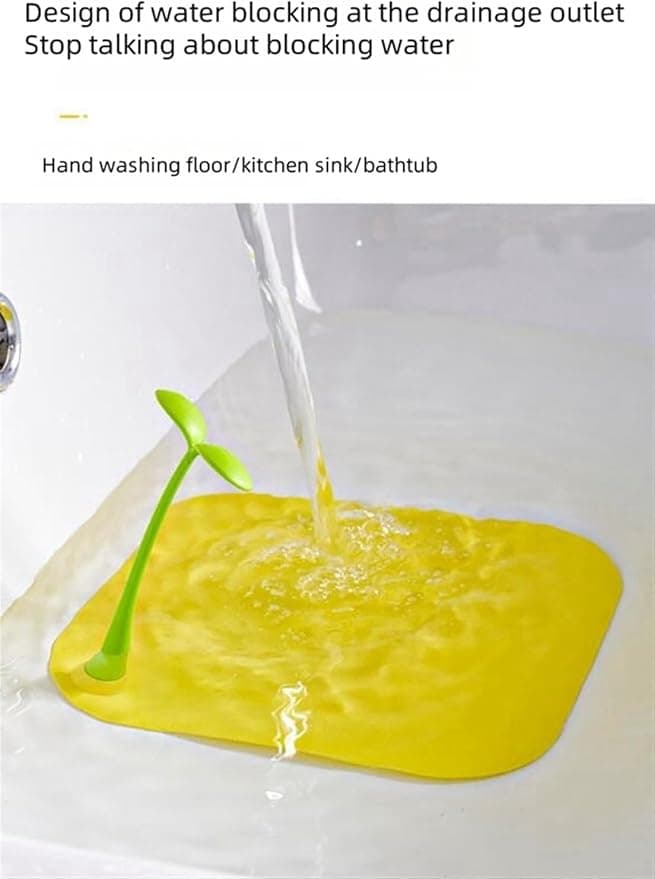 Silicone Floor Drain Cover Odor Proof Mat For Bathroom Kitchen - Multicolor