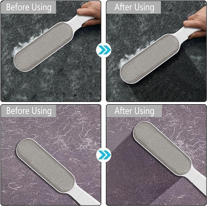 Pet Hair Remover Brush With Self Cleaning Base Lint Cleaner - Multicolor