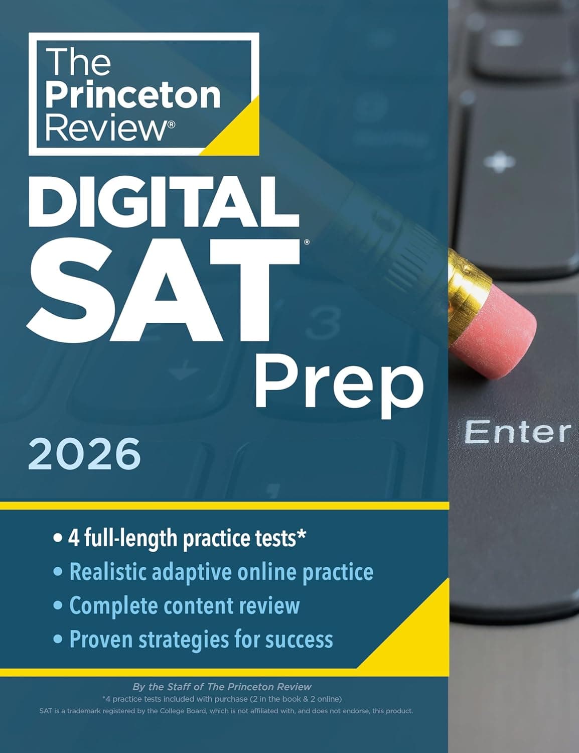Princeton Review Digital SAT Prep, 2026 By Princeton Review (Paperback)