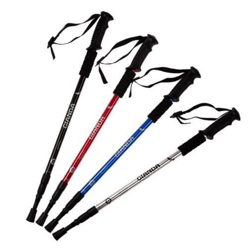 Anti Shock Trekking Stick Walking Pole - Multicolor