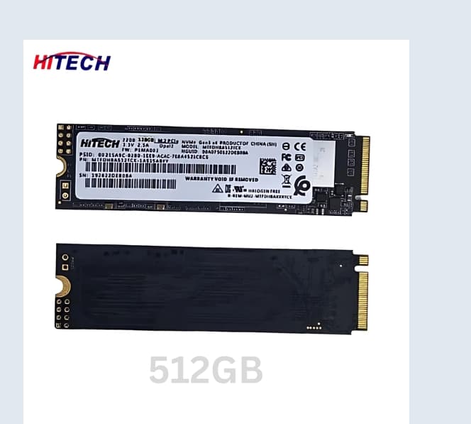 Hitech PCIe NVMe SSD Solid State Drive 512GB