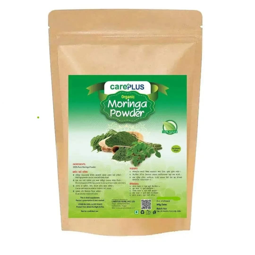 Careplus Moringa Powder – Extra Strength | 100% Natural Superfood
