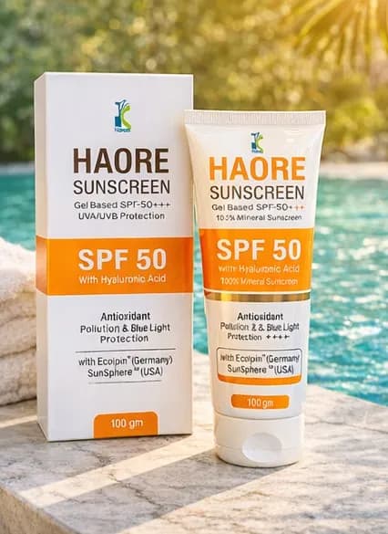 Haore Sunscreen Gel SPF 50 - 100gm