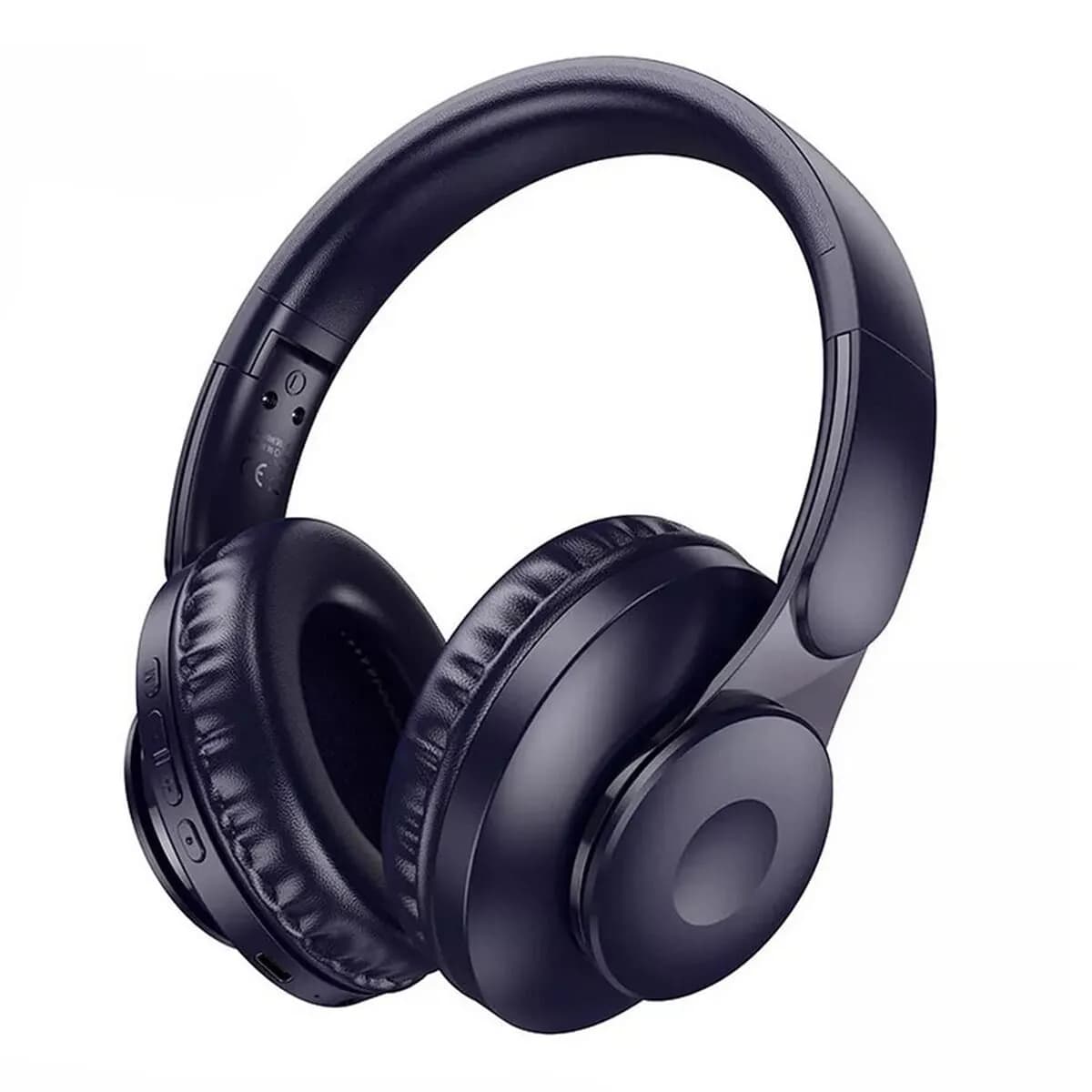 Hoco W45 Wireless Over Ear Headphones With Bluetooth And AUX - Black