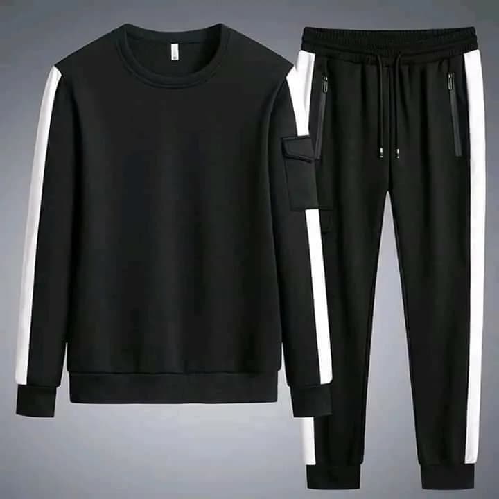 Men's Sweatshirt & Trouser 2-Piece Set | Pre-Winter Tracksuit