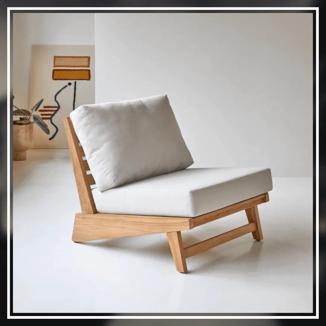 MidCentury Lounge Luxury Chair Made From - Teak Wood