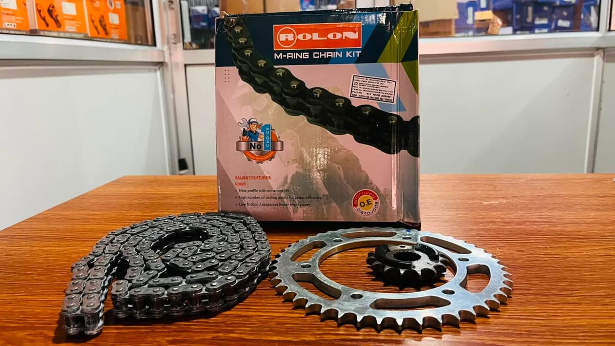 Rolon Chain Sprocket Kit for Yamaha FZ 250 / FZ25 – 15T Front & 46T Rear Sprocket | Complete Chain Kit