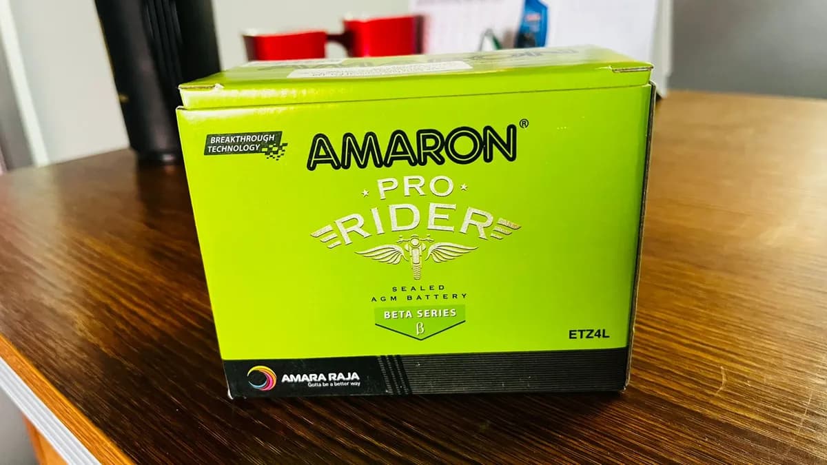 Amaron Pro Rider ETZ4L 4Ah Bike Battery for Honda Dio N/M, Aviator & Shine || Long Life 48 Months Warranty Motorcycle Battery