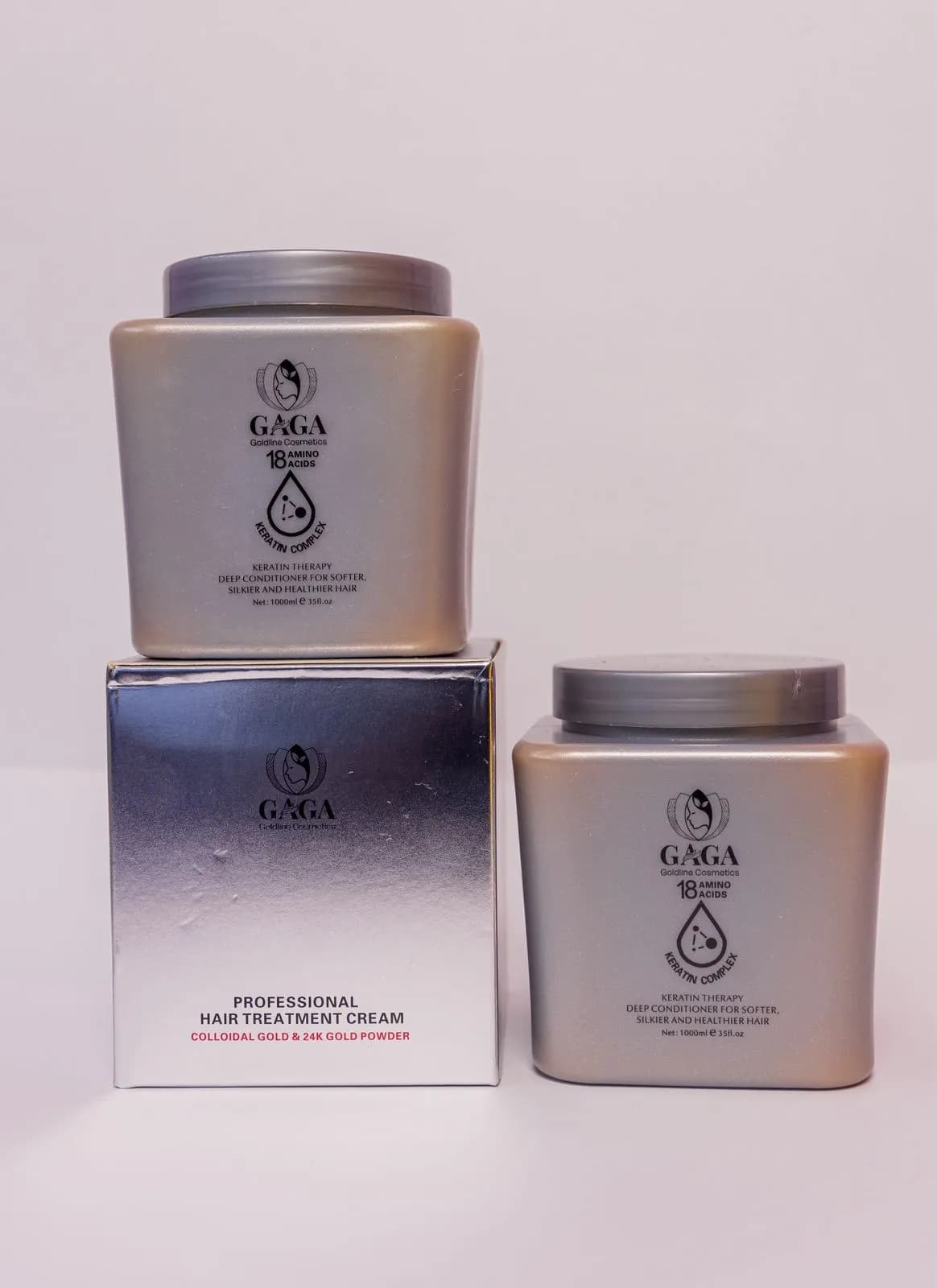 Gaga Goldline Cosmetics Keratin Treatment Cream - 1000ml