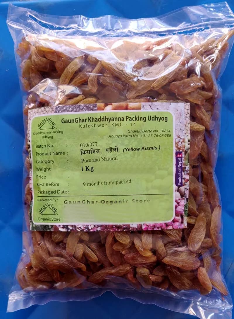Dry Fruits (Yellow Kismis) - 1 Kg