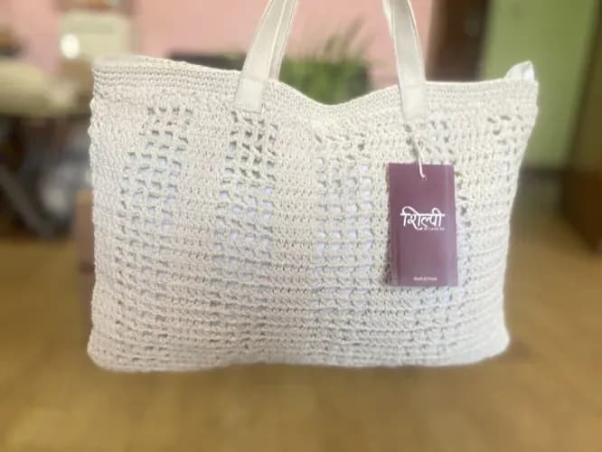 Handmade Crochet Laptop Bag