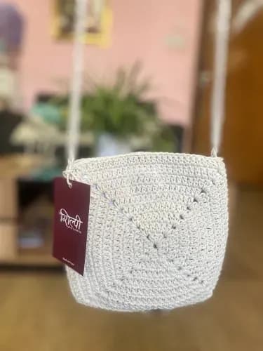 Square Shape Crossbody Bag