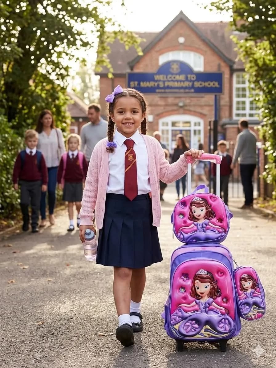 3D Trolley Bags for Kids