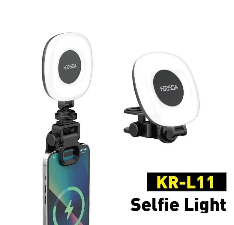 Koosda KR-L11 360° LED Selfie Ring Light For Phone