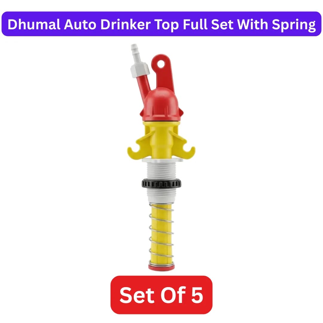 Dhumal Auto Drinker Complete Top Assembly Set Of 5