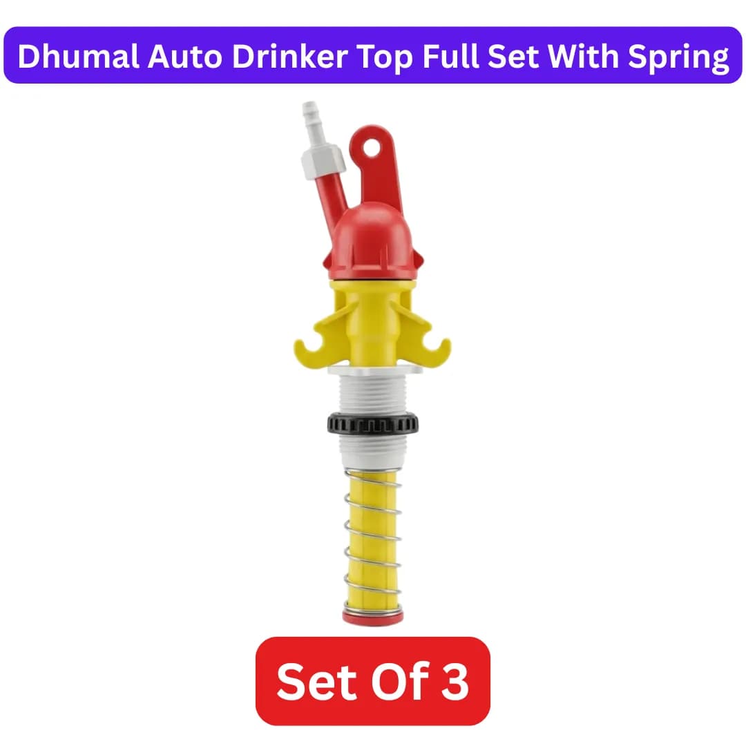 Dhumal Auto Drinker Complete Top Assembly Set Of 3