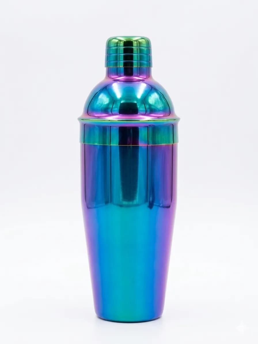 Rainbow Cocktail Shaker (3-Piece 750ml Cobbler Shaker)