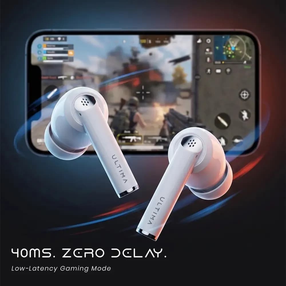 Ultima Aura Earbuds, Hi-Res Audio Certified with Sony LDAC, Multi-Function Rotating Cr with in App Customization, 6 Mic Crystal Clear Audio & Hybrid AownNC up to 50 dB, App Support, Multi-Point Connectivity
