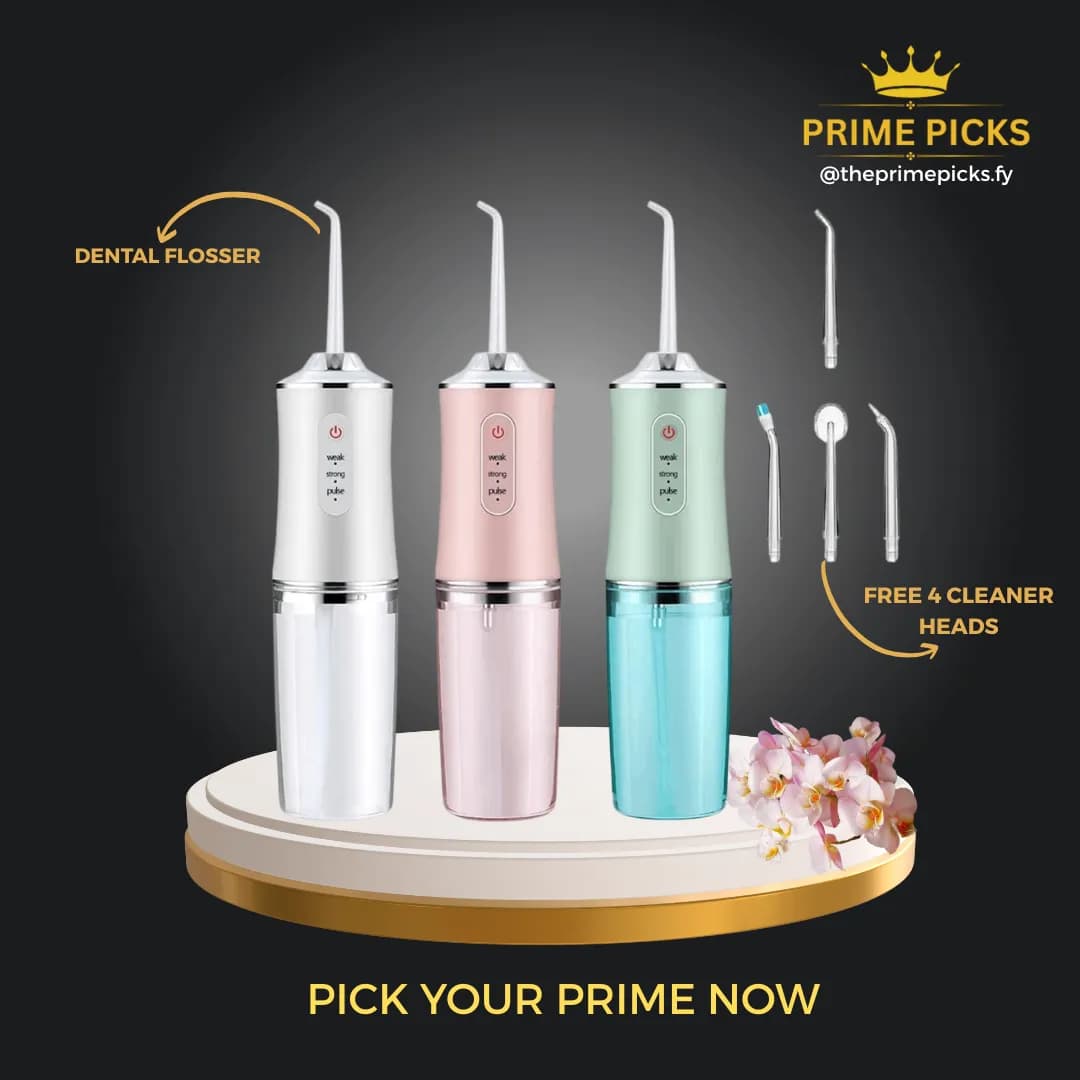 Prime Picks IPX7 Electric Dental Flosser