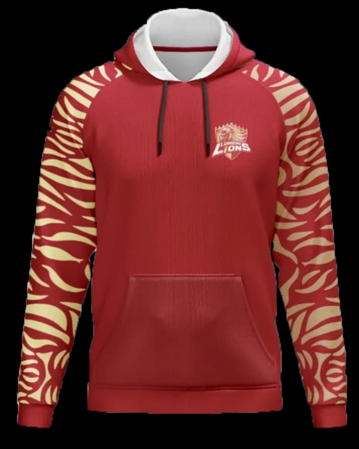 Lumbini Lions Hoodie - Red